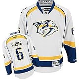 Reebok Nashville Predators Shea Weber Premier Road Jersey Large