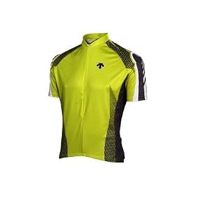 Buy Descente 2008 Mens Chevron Short Sleeve Cycling Jersey - Lime - 13052li