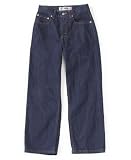  : Levi's Boy's 569 Loose Fit Jean, Black Yarn Dye, 8 Slim