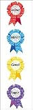 Sparkle Award Ribbon Sticker Package by Mrs. Grossman's