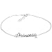 Jewelry : Sterling Silver Princess w/ Crown Charm Anklet