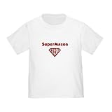 Personalized SuperMason Mason Superman Hero Baby Infant Toddler Kids Shirt - Birthday and Christmas Collection