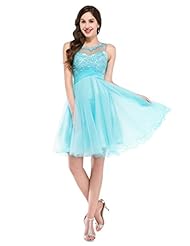 Cocktail Lace Backless Satin/Tulle Sleeveless Evening Dress/Homecoming Dress/Bridesmaid Dress/Pageant Dress/Prom Dress/Party Dress/Wedding Dress 