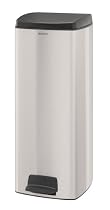 brabantia レクタングラー ペダルビン 25リットル マット(指紋が残りにくいタイプ)
