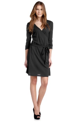 ESPRIT Damen Kleid (mini) B21791, Gr. 38 (M), Schwarz (black 001) Preisvergleich