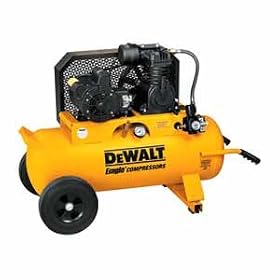 DEWALT D55585 20 Amps/10 Amps 2 Horsepower 17-Gallon Electic Wheeled Portable Compressor