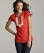 image and picture of Style&co. Crochet Trim Short-Sleeved Kurta