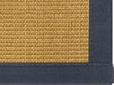 4' x 6' Small Boucle 100% Sisal Area Rug Carpet - Navy - 9 Sizes Available