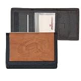Carolina Hurricanes Leather/Nylon Embossed Tri-Fold Wallet