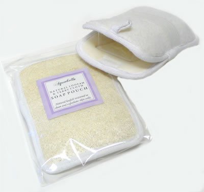 AquaBella Loofah Soap Pouch
