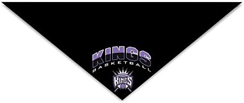 Pet Dog Sacramento Kings Black Ballout Bandana Scarf