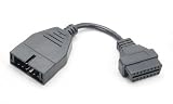 OBD OBD2 16 Pin Connector Diagnostic Adapter for GM 12 Pin (to Daewoo)