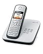 Siemens Gigaset C385 ECO schnurloses DECT Telefon mit beleuchtetem Farbdisplay und integriertem Anrufbeantworter, titanium