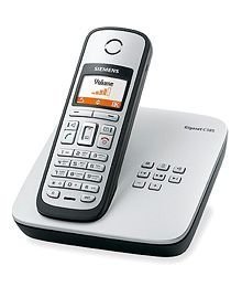 City Travel Guides Discounted  PC Hardware : Siemens Gigaset C385 ECO schnurloses DECT Telefon mit beleuchtetem Farbdisplay und integriertem Anrufbeantworter, titanium