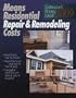 Means Residential Repair & Remodeling Costs (Means Residental Detailed Costs)