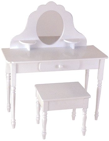 Spindle Vanity and Stool