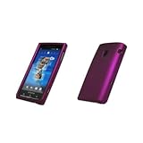 Premium Purple Rubberized Snap-On Cover Hard Case Cell Phone Protector for  ....