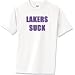 Lakers Suck T-Shirt Standard Cotton
