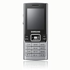 Samsung SGH-M200 Telefon mobil QuadBand GSM 850 / 900 / 1800 / 1900 GPRS silber
