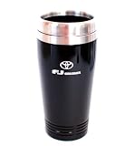 Toyota FJ Cruiser Logo Official Travel Coffee Mug Cup Stainless Steel Black 16oz
