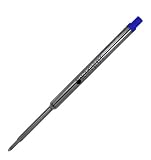 Monteverde Ballpoint Refill to Fit Waterman Ballpoint Pens, Medium Point, Soft Roll, Blue, 2 per Pack (W132BU)