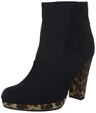 Marco Tozzi 2-2-25035-39, Damen Fashion Halbstiefel & Stiefeletten, Schwarz (black/leopard 096), EU 37
