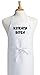 Kitchen Bitch Funny Chef Apron, White, One Size Fits Most