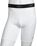 Reebok Men's Vector Compression Brief, White, Medium