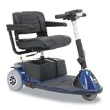 Revo 3-Wheel Scooter w/ 35 AH Batteries & Charger + Flat Free Tires - Color Blue