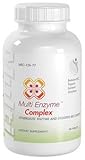 Multi Enzyme & Digestive Aid Betaine HCL Amylase Lactase Papain - 90 Capsules