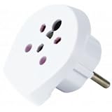 Design Reisestecker Welt auf DK-Indien-Israel + Deutschland (Reiseadapter, Umwandlungsstecker)von "Design-NET"