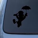 JIMINY CRICKET SILHOUETTE - Jimminy Pinocchio Disney - Vinyl Car Decal Sticker #1721 | Vinyl Color: Black