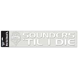 Seattle Sounders 'Til I Die Decal 4" x 16"