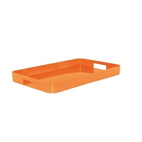 Zak Designs - 0550-0021 - Plateau Gallery - Nouveau Design - Orange - 53,5 X 34,5 cm