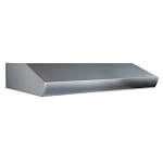Brillia by KOBE CHX2736SQF Brillia CHX27 Series 4-Speed Under Cabinet Range Hood, Stainless Steel, 36-Inch