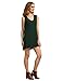 ROMWE Women's Loose Fit Flowy Stretch Crewneck Tank Tunic Dress