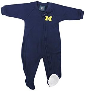 Team Athletics Baby's Michigan Wolverines Sleeper Pajamas