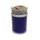 french lavender petal topped candle