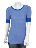 Stripe Scoop Neck Tee