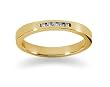 0.05 channel set diamond band in 18k Yellow Gold