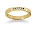 0.05 channel set diamond band in 18k Yellow Gold