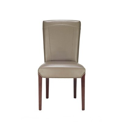 Ken Leather Side Chair in Distressed Clay (Set of 2)