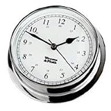 Weems & Plath Endurance Collection 085 Quartz Clock (Chrome)