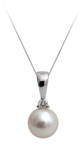 Kimura Pearls Damen Kette 9 Karat (375) Gelbgold PN0036-301 Preisvergleich