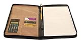 Leather Black BNIB Portfolio conference zipped Folder (3525L)