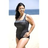 Pompeii One Piece Plus Size Square Neck Swimsuit by Longitude - Women's Swimsuit Plus Size Swimsuit
