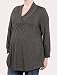 Motherhood Maternity: Plus Size Long Sleeve V-neck Trapeze Maternity T Shirt