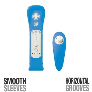 Wii Remote Nunchuck Sleeves - Blue