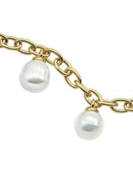 South Sea Cultured Pearl Bracelet 18K Yellow 7 1/2 Inch Pearl 62879
