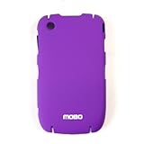 BlackBerry Curve 8520 8530 9300 3G Purple Back Cover - Anti-Slip Rubberized ....